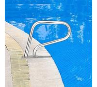 LYMGRZ Barandilla de Seguridad para Piscinas, pasamanos de Acero Inoxidable, barandillas de rampa con Base de Brida de instalación rápida, para Entrada enterrada.