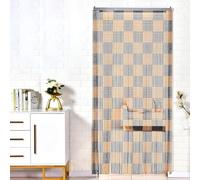 LYMGRZ Cortina de Cuentas acrílicas para Puertas y Ventanas, Separador de ambientes de Cuerdas, Cortina Decorativa para Sala de Estar, Dormitorio y Cocina, Elegante Separador de privacidad de cuent