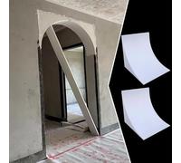 LYMGRZ Kit de 2 Piezas de Arco Universal Redondeado para Puertas, moldura de Arco Curva para Puertas Interiores, Arco semicircular de Espuma precurvado para Apertura de Puerta con Montaje Superior