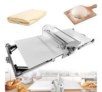 LYMGRZ Máquina laminadora de Masa - Laminadora eléctrica Reversible para hojaldre, Grosor Ajustable de 0,07 a 1,18 Pulgadas, Rodillo Plegable para panaderías y pastelerías.