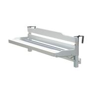 LYMGRZ Mesa Plegable Ajustable para barandilla de balcón. Ahorra Espacio. Ideal para Balcones pequeños. Mesa de Bar de fácil Montaje para Comer y Relajarse al Aire Libre Espacios Red