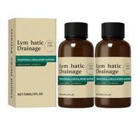 Lymphoria Linfático Gotas de Drenaje Líquidas 59 ml para Mujer y Hombre, Fórmula de Absorción Rápida, Favorece la Sensación de Ligereza, Equilibrio Corporal y Bienestar Diario (2 PCS)