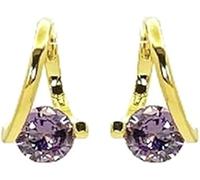 Lymphvity Germanium Earrings Magnetotherapy Earrings Lymphatic Acupuncture Earrings Lymph Drainage Earrings Jewelry for Women (Purple)