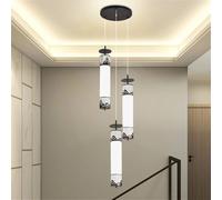 LYMSXAZOU Lampada a sospensione a LED contemporanea, Arte Moderna, Sala da pranzo, Camera da letto, Studio, Bar, Hotel, Villa, caffetteria, corridoio di casa, decorazione lampadario (Stile 68)