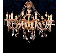 LYMSXAZOU Lampada a sospensione di lusso in Cristallo Europeo a LED per soggiorno, ristorante, Camera da letto, Villa, Hotel, negozio di Abbigliamento, salone di bellezza, Bar, KTV (DA 12 luci)