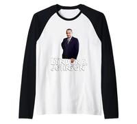 Lyndon B. Johnson Camiseta Manga Raglan
