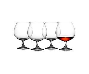 Lyngby Glas 4 Copas de brandy Juvel 69 ristal