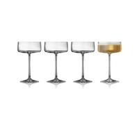 Lyngby Glas 4 Copas de champagne coupe Zero 26 cl Cristal