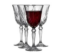 Lyngby Glas 4 Copas de vino tinto Melodia 27 cl Cristal
