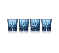 Lyngby Glas 4 Vasos de chupito Sorrento 4 cl Azul