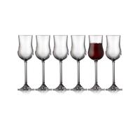 Lyngby Glas 6 Copas de vino de Oporto Juvel 9 cl Cristal