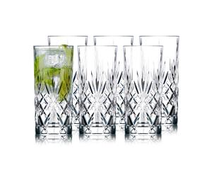 Lyngby Glas 6 Vasos alargados Melodia 36 ristal