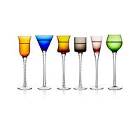 Lyngby Glas 6 Vasos de chupito London 2.5-5 cl Mix