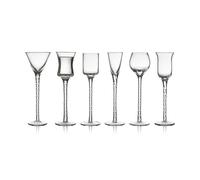 Lyngby Glas 6 Vasos de chupito Rom 2.5-5 cl Transparente