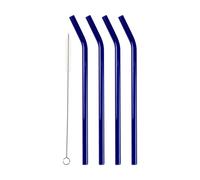 Lyngby Glas Pajitas Lyngby Glas 21.5 cm. 4-pack Azul