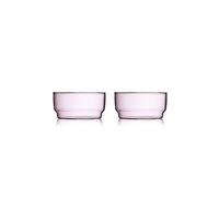 LYNGBY GLAS Schale 2er Set TORINO 50cl Rosa rosa
