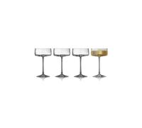 Lyngby Glas 4 Copas de champagne coupe Zero 26 cl Cristal