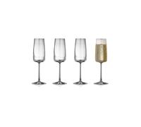 Lyngby Glas 4 Copas de champagne Zero 30 cl Cristal