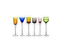 Lyngby Glas 6 Vasos de chupito London 2.5-5 cl Mix