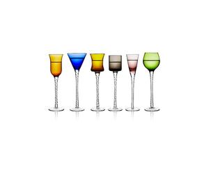LYNGBY GLAS Set de vasos de chupito 6 piezas LONDON 18cm multicolor multicolor