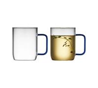 Lyngby Glas Taza de cristal Torino 40 cl Azul