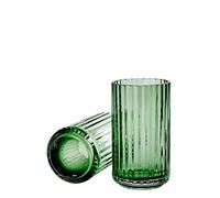 Lyngby - Jarrón de Porcelana, Verde, 9,5 x 9,5 x 13,6 cm