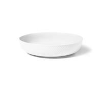 Lyngby Porcelæn Bol para servir Rhombe Ø28 cm Blanco