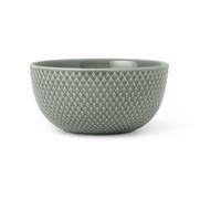Lyngby Porcelæn Bol Rhombe Earth Ø13 cm Moss