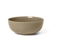 Lyngby Porcelæn Bol Rhombe Earth Ø15.5 cm Clay