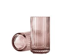 Lyngby Porcelæn jarrón H15.5 cm Lyngby de Vidrio soplado a Boca intemporal, Rojo