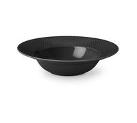 Lyngby Porcelæn Plato hondo Rhombe Earth Ø24.5 cm Slate