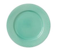 Lyngby Porcelæn Plato Rhombe Ø21 cm Aqua