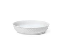 Lyngby Porcelæn Rhombe Plato de postre Ø16 cm Blanco