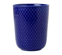 Lyngby Porcelæn Taza sin asa Rhombe 33 cl azul oscuro