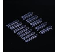 Lynis-Nailshop.de - 120 puntas reutilizables para extensión de uñas con gel UV o acrílico, 12 tamaños diferentes para un ajuste perfecto, para uso en el estudio y en el hogar