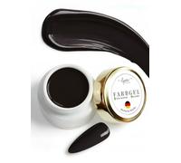 Lynis-Nailshop.de - Gel de color para uñas de gel (5 ml, color negro y trasero), color negro oscuro para diseños de alto contraste y calidad de estudio, ideal para líneas finas y cobertura completa