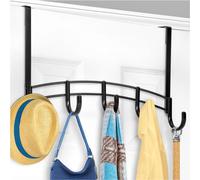 LYNK Perchero Profesional para Colgar sobre la Puerta para el hogar - Colgador para Colgar sobre la Puerta con 5 Ganchos - Toallero para Colgar s