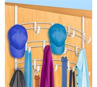 LYNK Perchero Profesional para Colgar sobre la Puerta para el hogar - Colgador para Colgar sobre la Puerta con 14 Ganchos - Toallero para Colgar