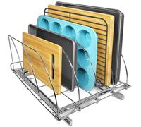 LYNK PROFESSIONAL - Organizador extra ble para bandejas de hornear y tablas de cortar - Garant a limitada de por vida - Organizadores deslizables