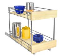 Lynk Professional Seleccione el organizador del gabinete de extraccin - 11 """" ""x 21"" "" - Cajn de deslizamiento para gabinetes de cocina - Sendi