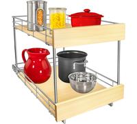 Lynk Professional Seleccione el organizador del gabinete de extraccin - 14 """" ""x 21"" "" - Cajn de deslizamiento para gabinetes de cocina - Sendi