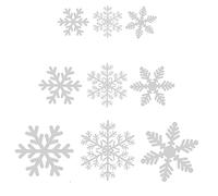 Lynlon 108 adhesivos para ventanas, copos de nieve, copos de nieve, extraíbles, estáticos, adhesivos de PVC para ventanas de Navidad, puertas, escaparates, vitrinas, frentes de cristal