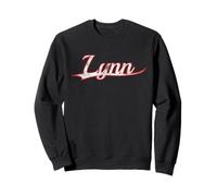 Lynn Massachusetts North Shore Vintage Varsity Distressed Sudadera