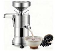 LYNNEYING Máquina de Leche de Nueces Comercial, Máquina Automática de Leche de Soja, 1800W 2800 RPM, Partículas Ajustables, Cuerpo de Acero Inoxidable(Model 100)