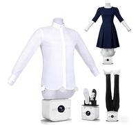 LYNNEYING Máquina De Planchar Hinchable Mejorada 2026, Máquina De Planchar Automatique Humanóide Táctil, Vaporizadores Inteligentes Para Ropa, Máquina De Secado/Planchado 360° Sin Zonas Ciegas(B)