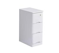 LYNNSNG Madera Maciza Taquillas,Dormitorio Retro Gabinete Estrecho,con Cajones Multifuncional Gabinete de Baño, Durable/Blanco / 30X40X62CM