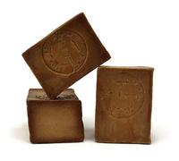 Lynpha Vitale - Jabón de Alepo 3 piezas - Aceite de Oliva y Aceite de Laurel 25% - Método tradicional - Alepo puro y natural, receta original - Jabónes de 200 gr