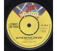 LYNSEY DE PAUL - RHYTHM AND BLUE JEAN BABY 7 INCH (7" VINYL 45) UK JET 1975