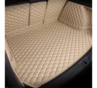 LYNSH Cuero De Funda De Maletero De Coche Protector Maletero para Porsche Macan 2014-2023, Antideslizante Impermeable,E/Beige