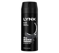 Lynx Black Body Spray Desodorante Fresco para Hombre 150 ml